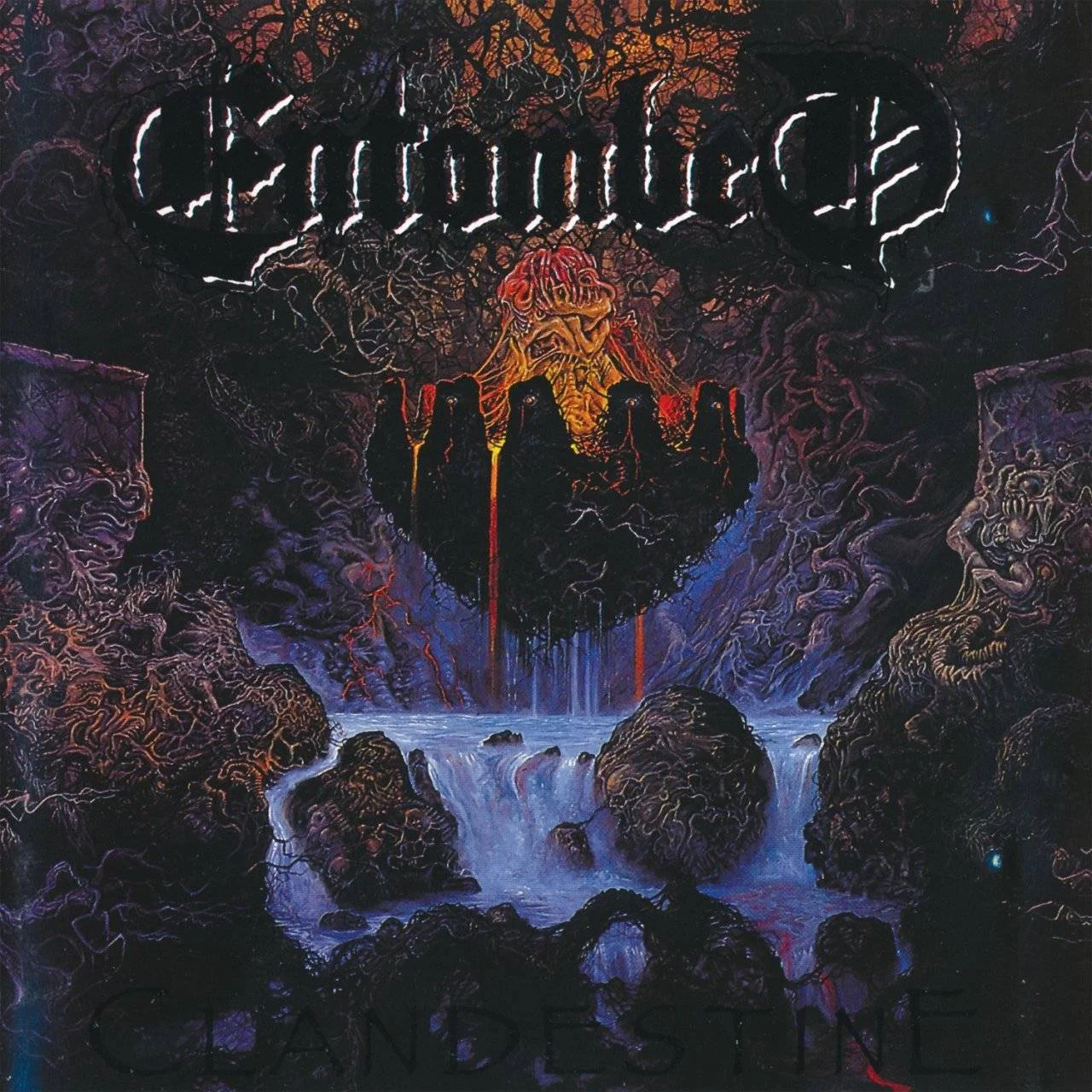ENTOMBED - [ 1991 ] - Clandestine - [ FLAC (tracks+.cue) 16-Bit 44.1 kHz ]