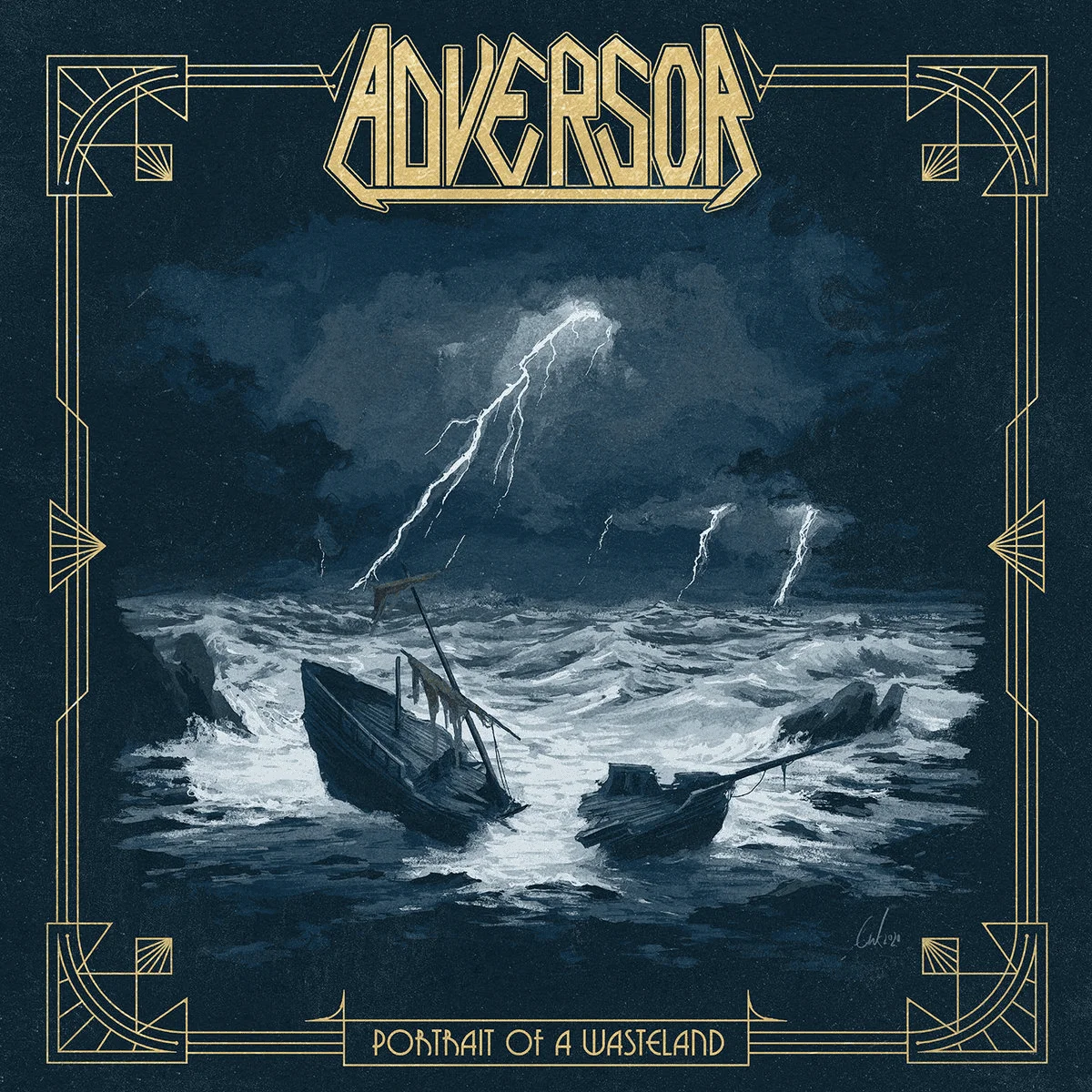 (My 2023 Picks) ADVERSOR - [ 2023 ] - Portrait Of A Wasteland [ Dzr, FLAC 16-Bit 44.1kHz ]