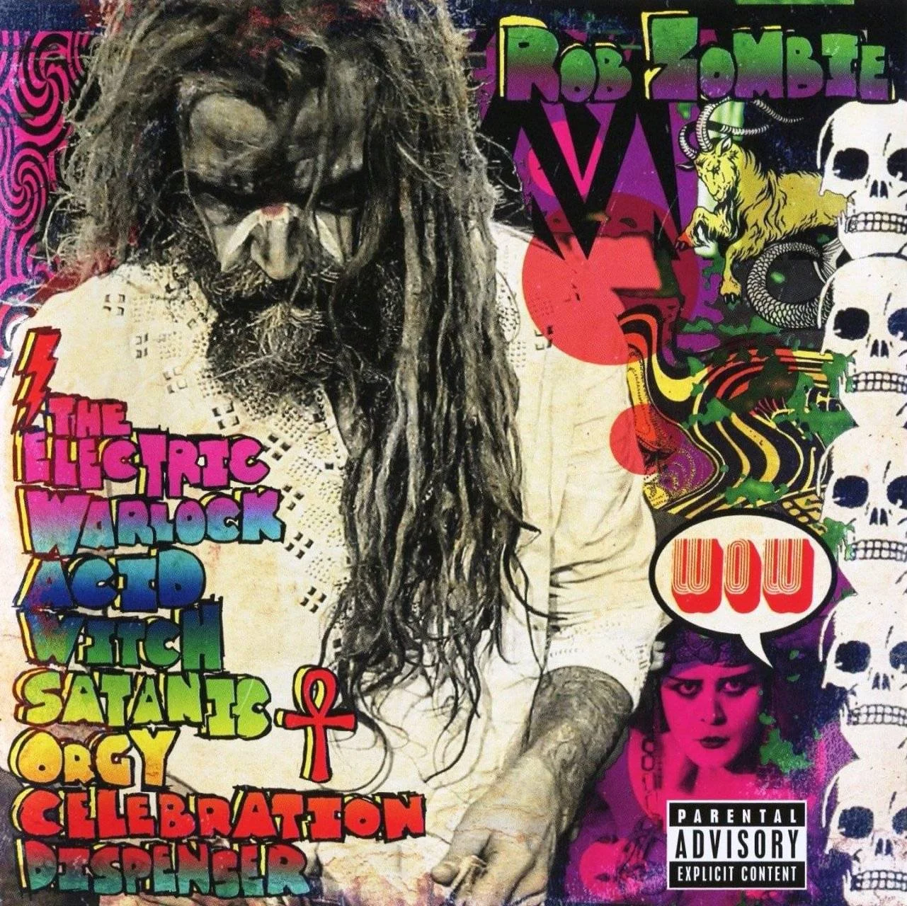 Rob Zombie - [ 2016 ] - The Electric Warlock Acid Witch Satanic Orgy Celebration Dispenser - [ FLAC (tracks+.cue) 16-Bit 44.1 kHz ] + HD/HQ Scans
