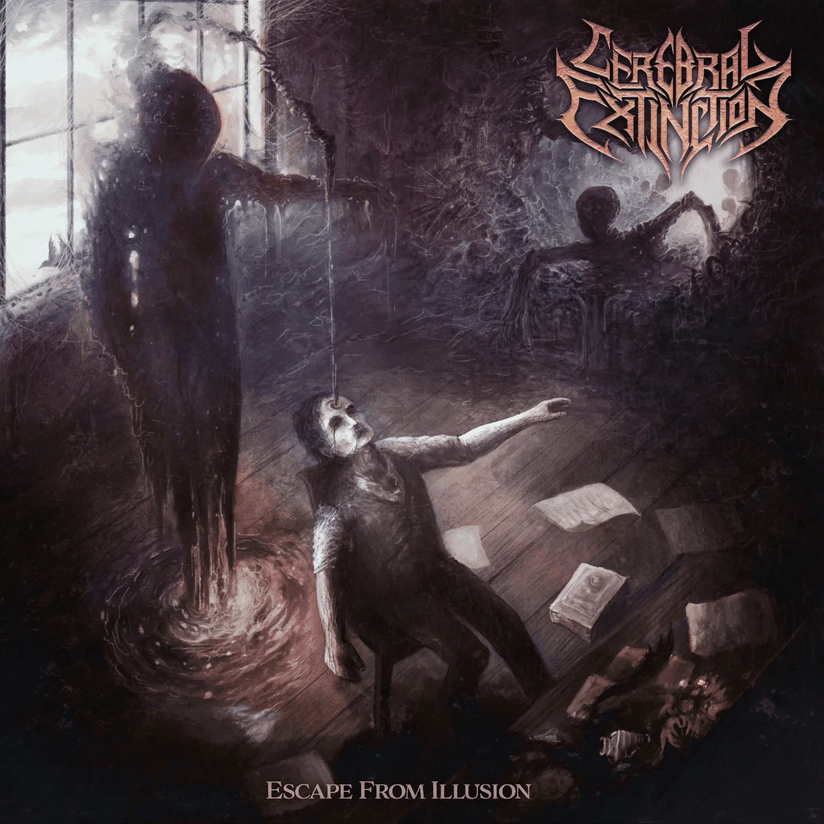 Cerebral Extinction - [ 2022 ] - Escape From Illusion - [ FLAC (Tracks) 16-Bit 44.1 kHz ]