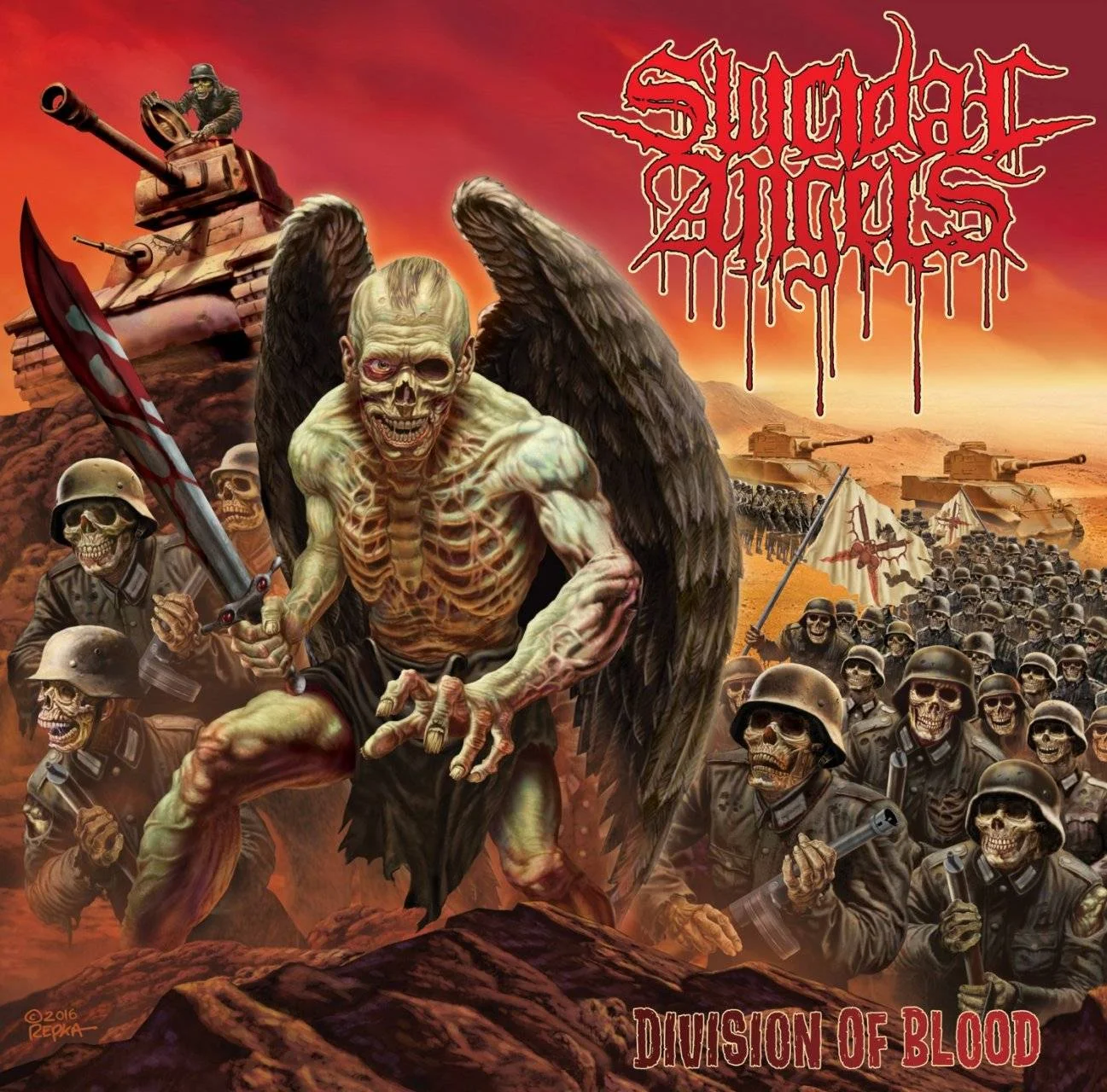Suicidal Angels - [ 2016 ] - Division Of Blood - [ FLAC (tracks+.cue) 16-Bit 44.1 kHz ]