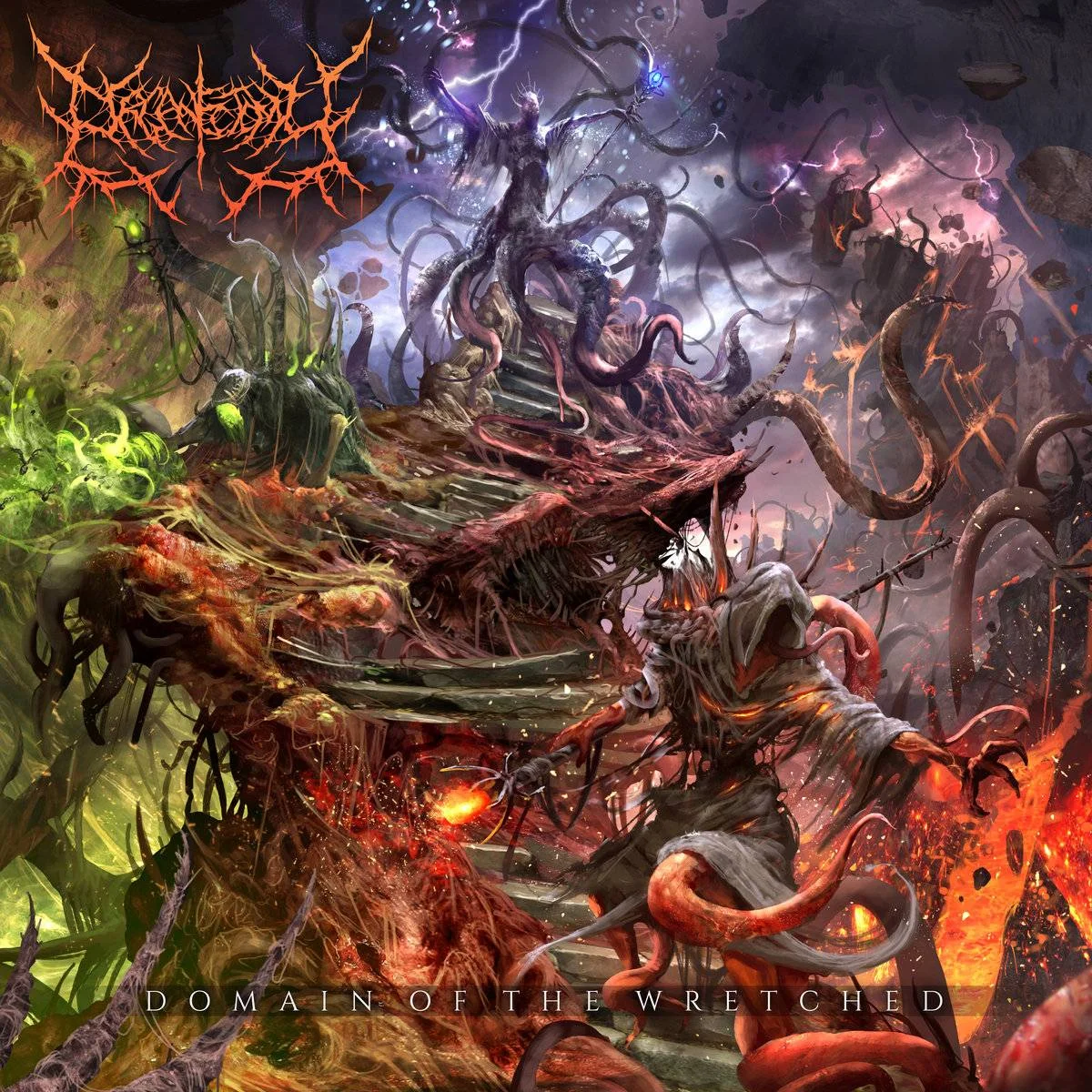Organectomy - [ 2017 ] - Domain Of The Wretched - [ FLAC (tracks+.cue) 16-Bit 44.1 kHz ]