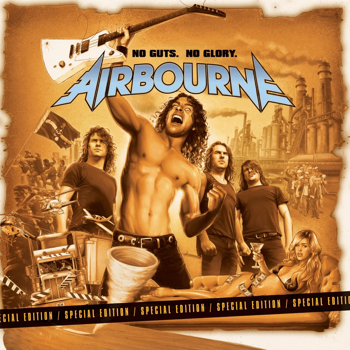 AIRBOURNE - [ 2010 ] - No Guts. No Glory. (Special Edition) - [ FLAC (Tracks) 16-Bit 44.1 kHz ]