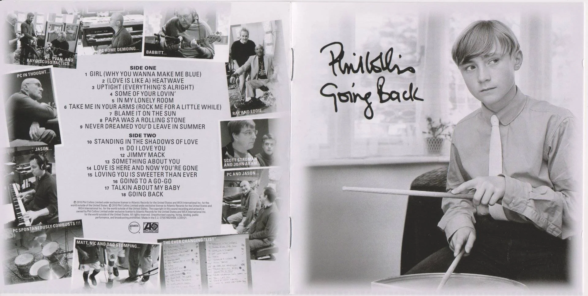Phil Collins - [ 2010 ] - Going Back - [ FLAC (tracks+.cue) 16-Bit 44.1 kHz ] + HD CD Scans/Artworks