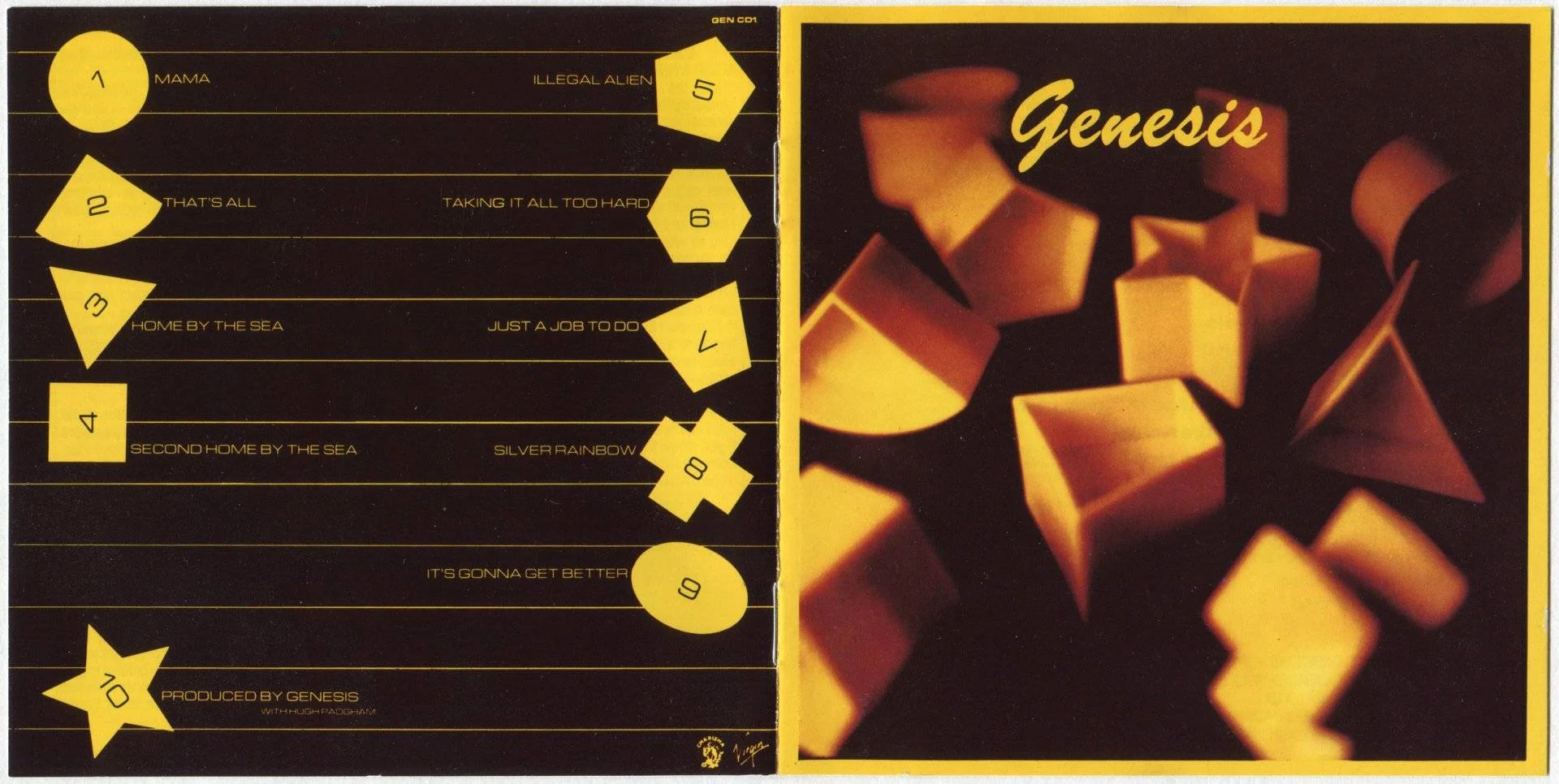 GENESIS - [ 1983 ] - Genesis - [ FLAC (tracks+.cue) 16-Bit 44.1 kHz ] + HD CD Scans/Artworks