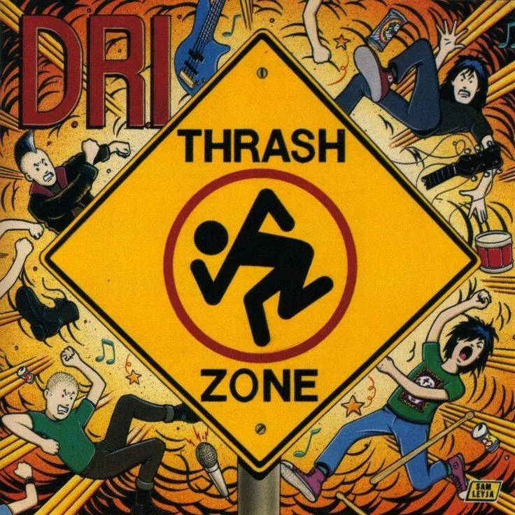 D.R.I. / Dirty Rotten Imbeciles - [ 1989 ] - Thrash Zone (Restless Records 7 72437-2, Metal Blade Records 7 73407-2, Enigma Records 7 73407-2 )