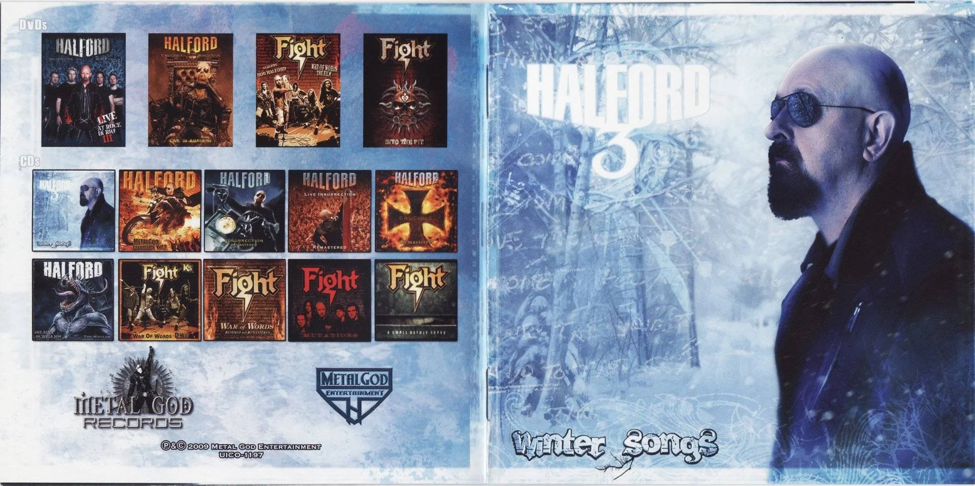 HALFORD [ ROB HALFORD (Judas Priest) ] - [ 2009 ] - Halford III - Winter Songs - [ FLAC (tracks+.cue) 16-Bit 44.1 kHz ] + HD CD Scans/Artworks