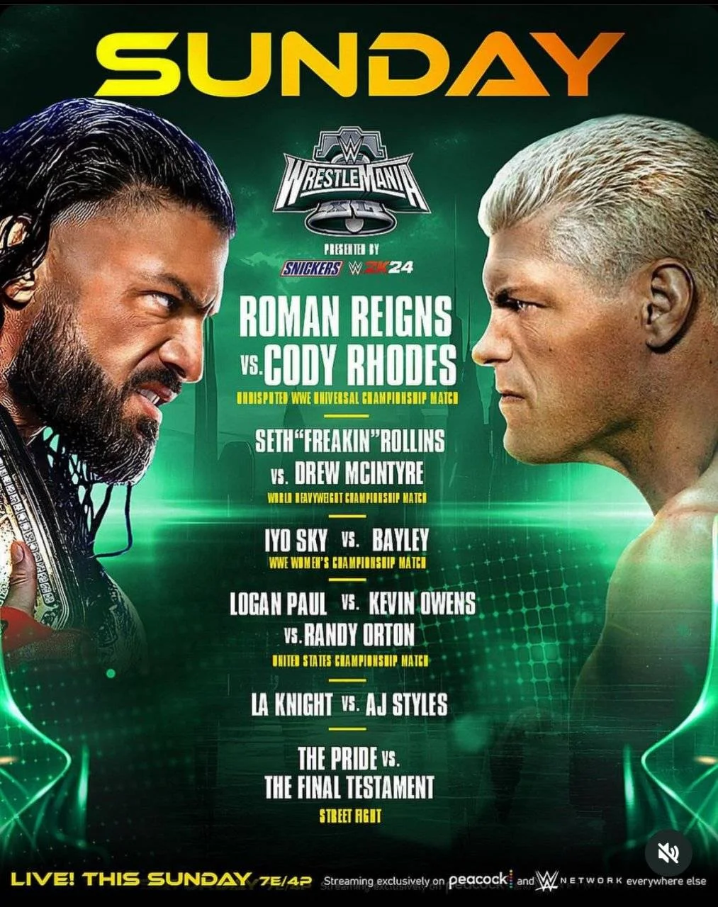 WWE WrestleMania 40 Night 2 720p WEB-DL 2CH x265 HEVC-PSA