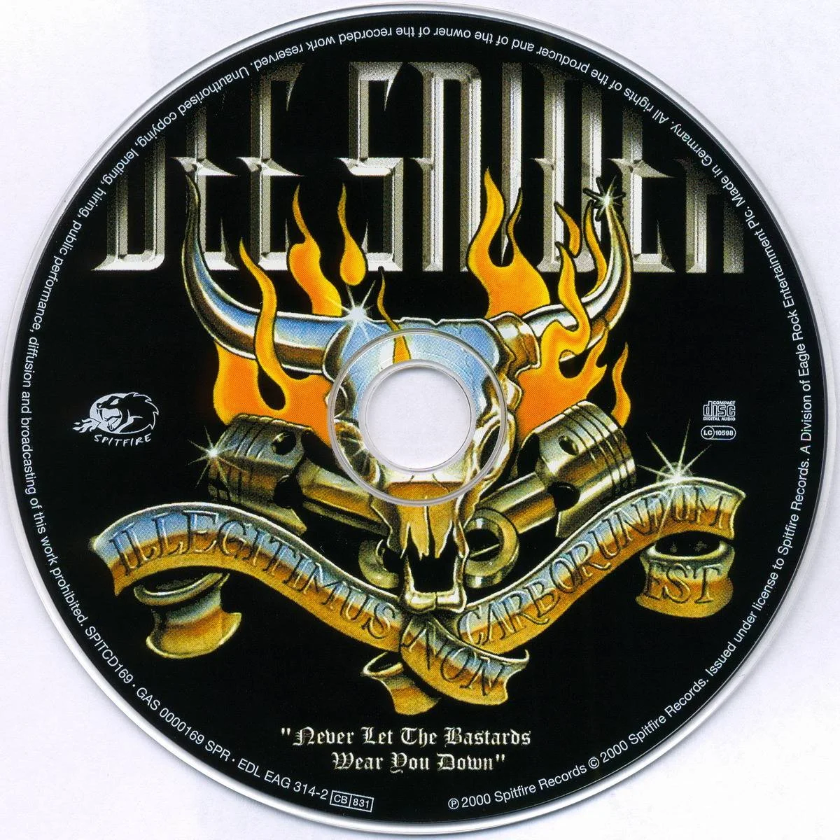 Dee Snider (Twisted Sister) - [ 2000 ] - Never Let The Bastards Wear You Down - [ FLAC (Tracks + .cue) 16-Bit 44.1 kHz ] + HD Scans/Artworks