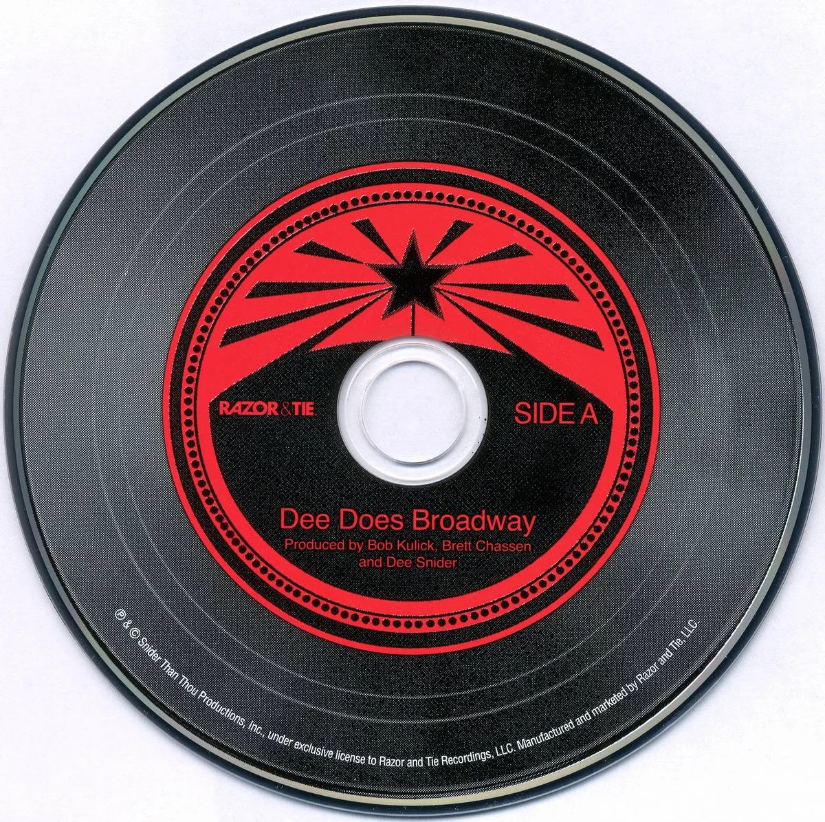 Dee Snider (Twisted Sister) - [ 2012 ] - Dee Does Broadway - [ FLAC (Tracks + .cue) 16-Bit 44.1 kHz ] + HD Scans/Artworks