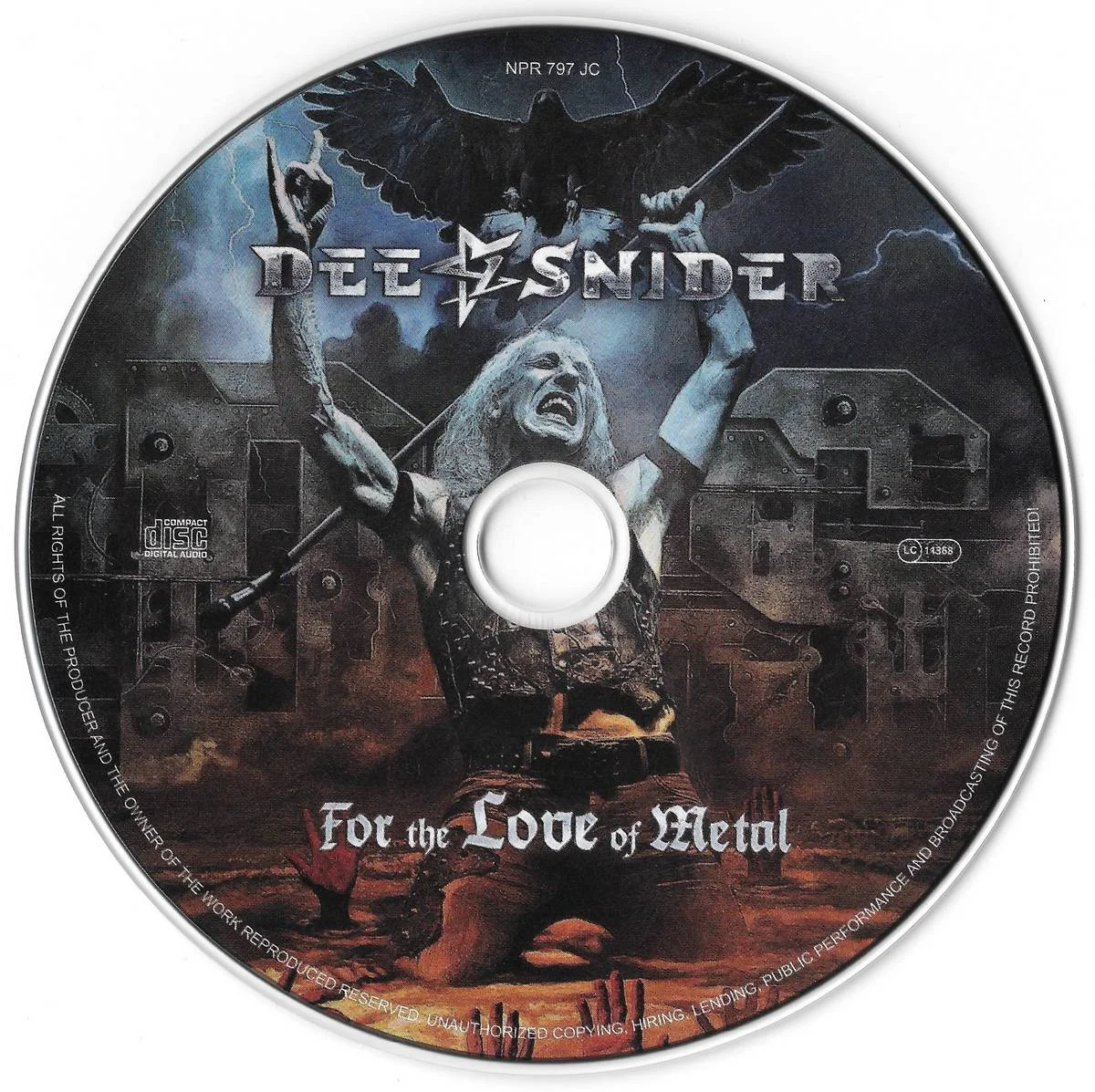 Dee Snider (Twisted Sister) - [ 2018 ] - For The Love Of Metal - [ FLAC (Tracks + .cue) 16-Bit 44.1 kHz ] + HD Scans/Artworks