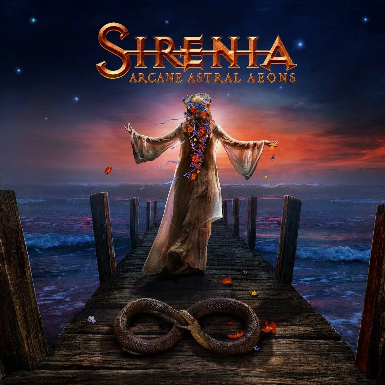 Sirenia - [ 2018 ] - Arcane Astral Aeons - [ FLAC (Tracks + .cue) 16-Bit 44.1 kHz ]