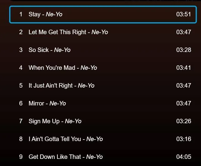 Ne-Yo Discography
