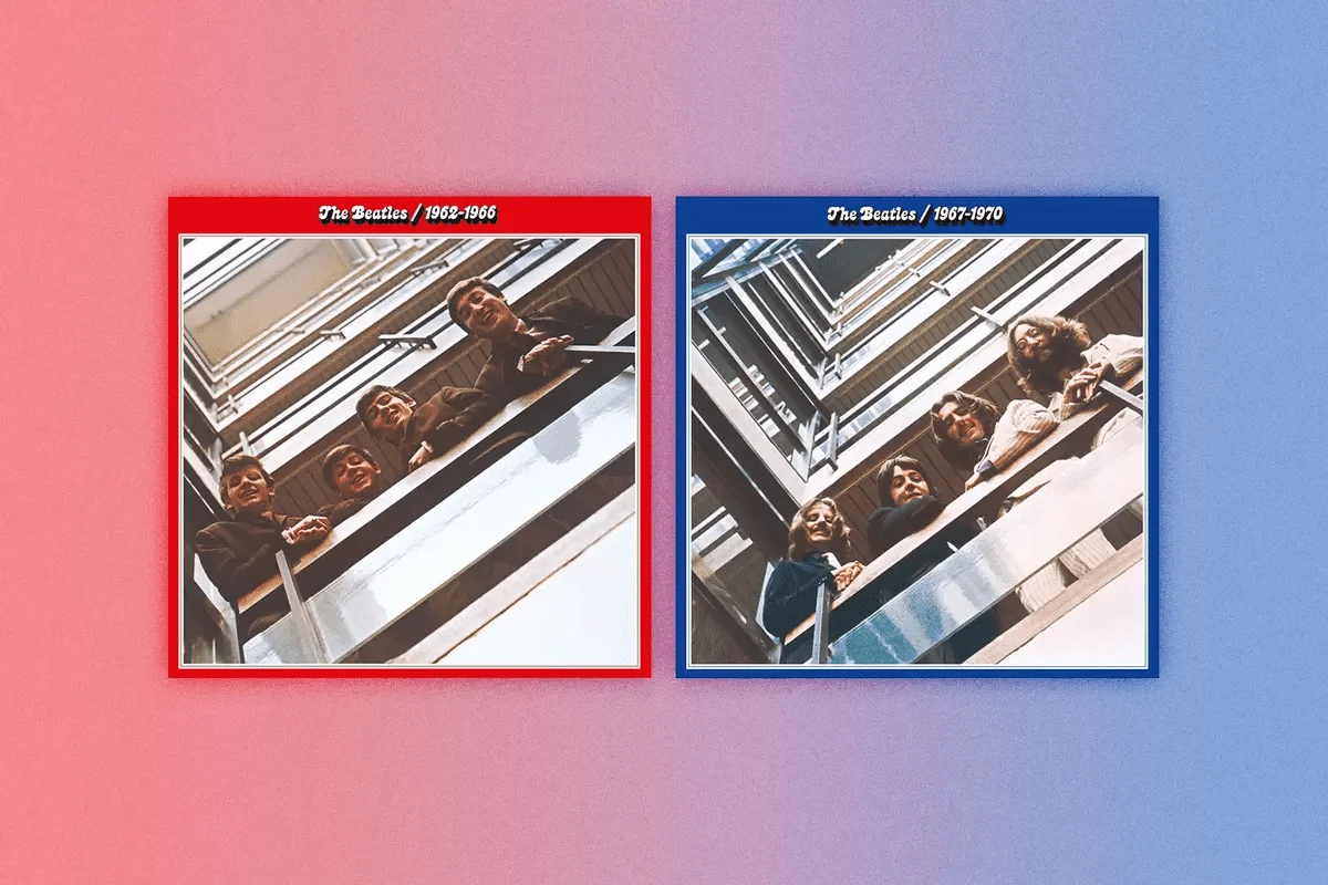 [ Hi-Res TR24 OF (24-Bit 96.0 kHz) ] - The Beatles - [ 1962 - 1966, 1967 - 1970 (2023) ] - Red And Blue (Remixed And Expanded)