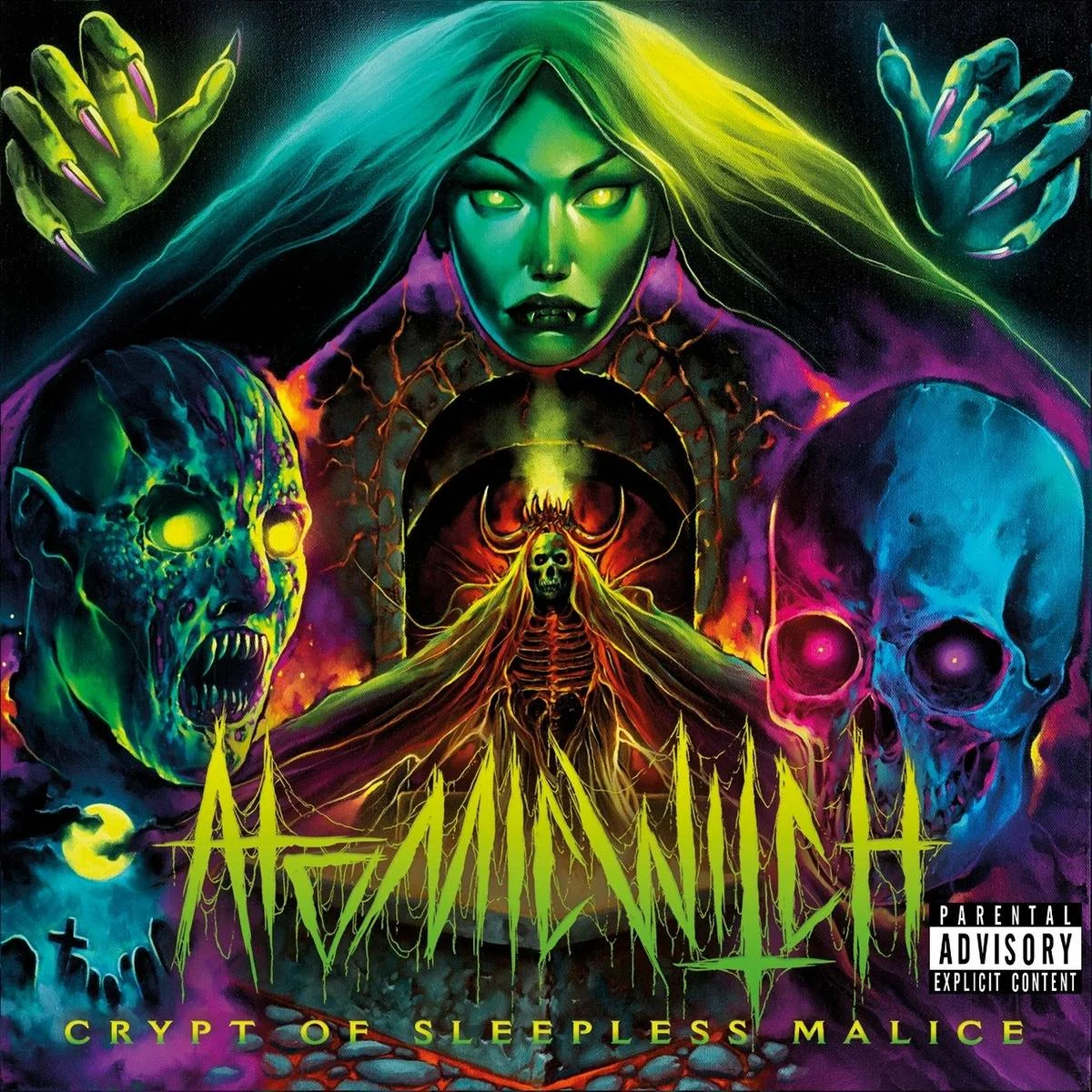 Atomic Witch - [ 2022 ] - Crypt Of Sleepless Malice - [ FLAC (Tracks) 16-Bit 44.1 kHz ]