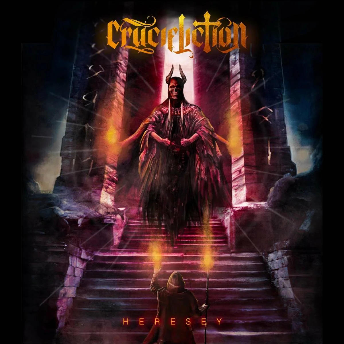 Crucifliction - [ 2022 ] - Heresy - [ FLAC (Tracks) 24-Bit 44.1 kHz ]