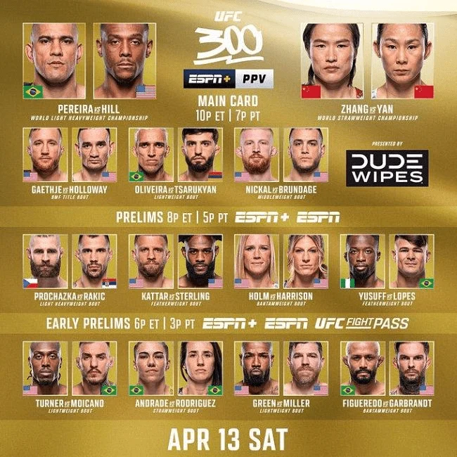 UFC 300 | REPLAY | PCLOUD