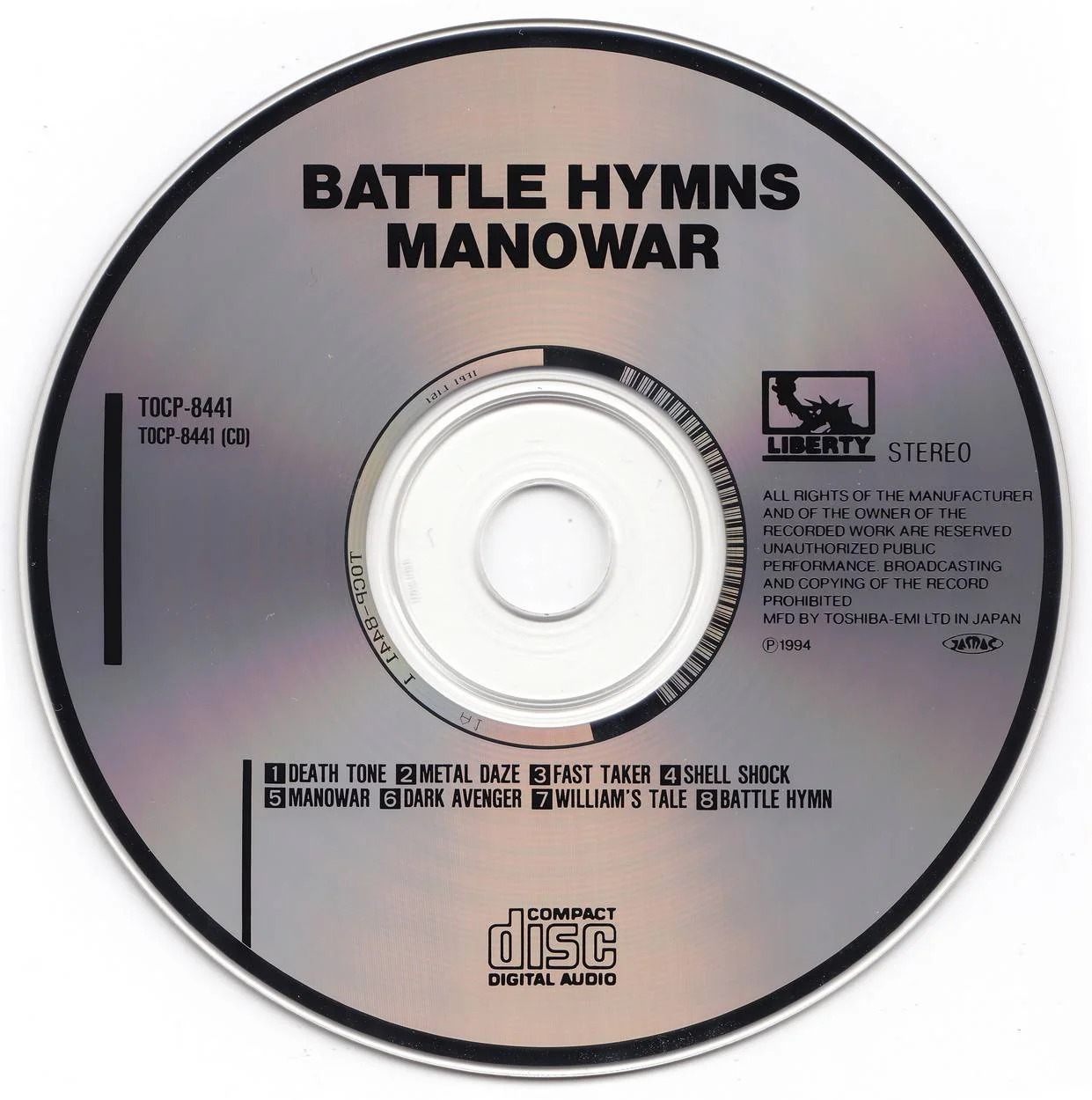 Manowar - [ 1982 ] - Battle Hymns - [ FLAC (Tracks + .cue) 16-Bit 44.1 kHz ] + HD Jp.Pr.CD Scans/Artworks