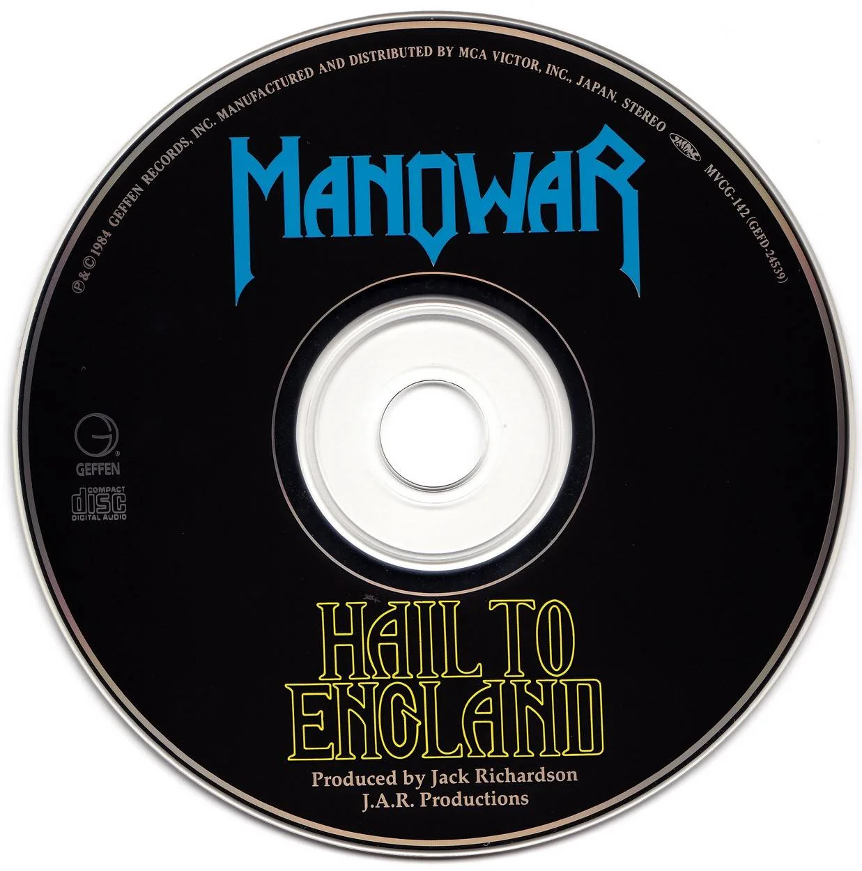 Manowar - [ 1984 ] - Hail To England - [ FLAC (Tracks + .cue) 16-Bit 44.1 kHz ] + HD Jp.Pr.CD Scans/Artworks