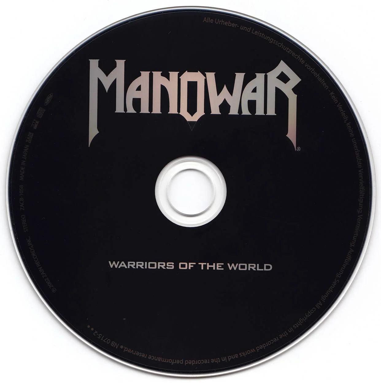 Manowar - [ 2002 ] - Warriors Of The World - [ FLAC (Tracks + .cue) 16-Bit 44.1 kHz ] + HD Jp.Pr.CD Scans/Artworks