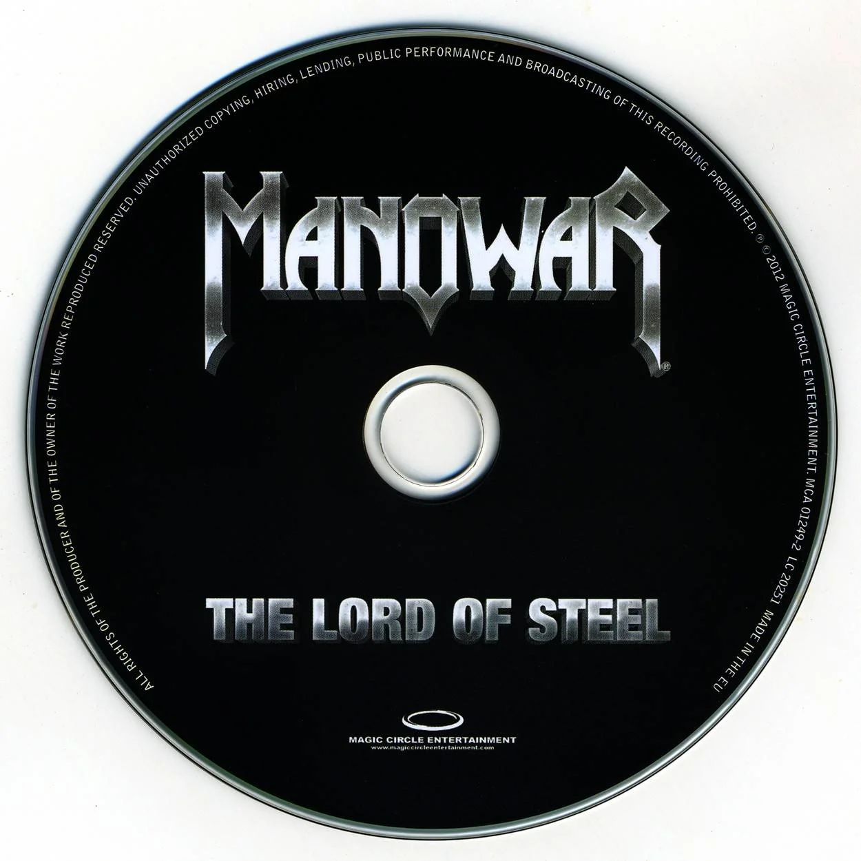 Manowar - [ 2012 ] - The Lord Of Steel - [ FLAC (Tracks + .cue) 16-Bit 44.1 kHz ] + HD Jp.Pr.CD Scans/Artworks