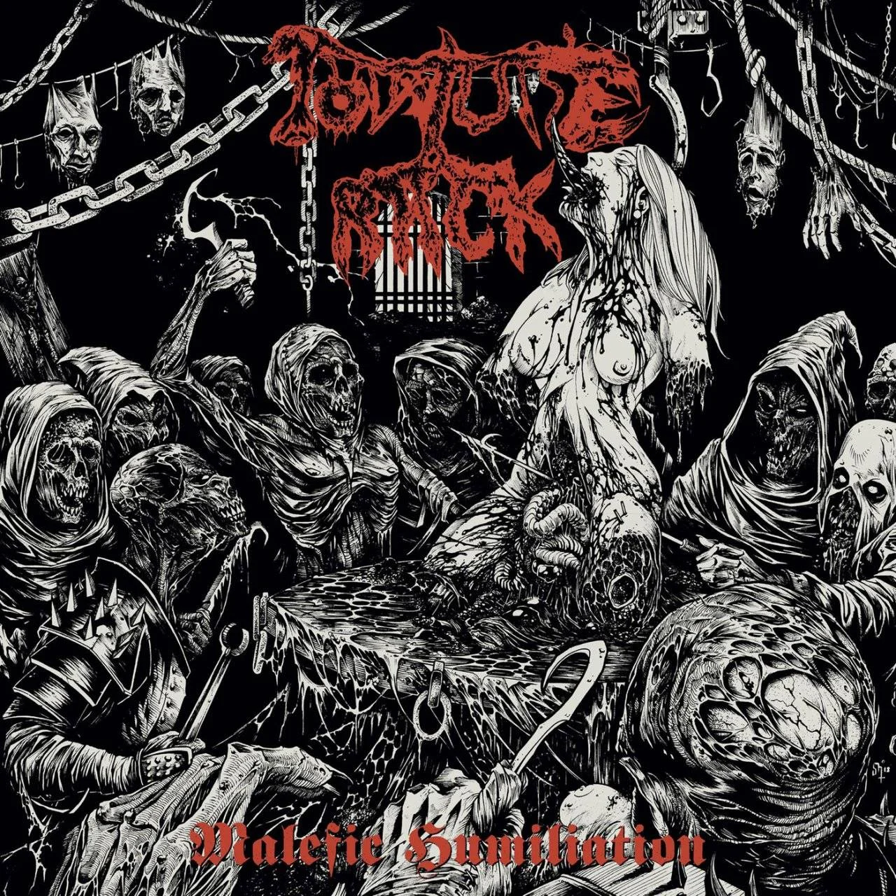 TORTURE RACK - [ 2018 ] - Malefic Humiliation - [ FLAC (Tracks) 16-Bit 44.1 kHz ] - [ Death Metal - USA (Portland, Oregon) ]