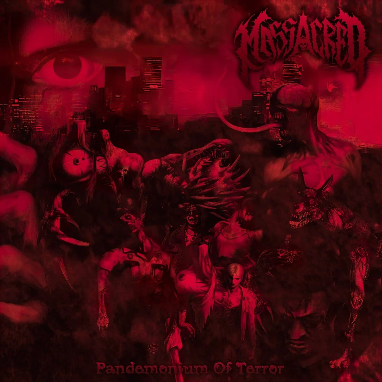 (Mega.nz) - MASSACRED - 2023 - Pandemonium Of Terror - [ Verified CBR MP3 320 Kbps ]