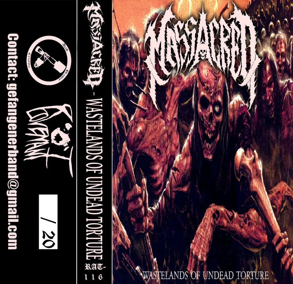(Mega.nz) - MASSACRED - 2023 - Wastelands Of Undead Torture (Compilation) - [ Verified CBR MP3 320 Kbps ]