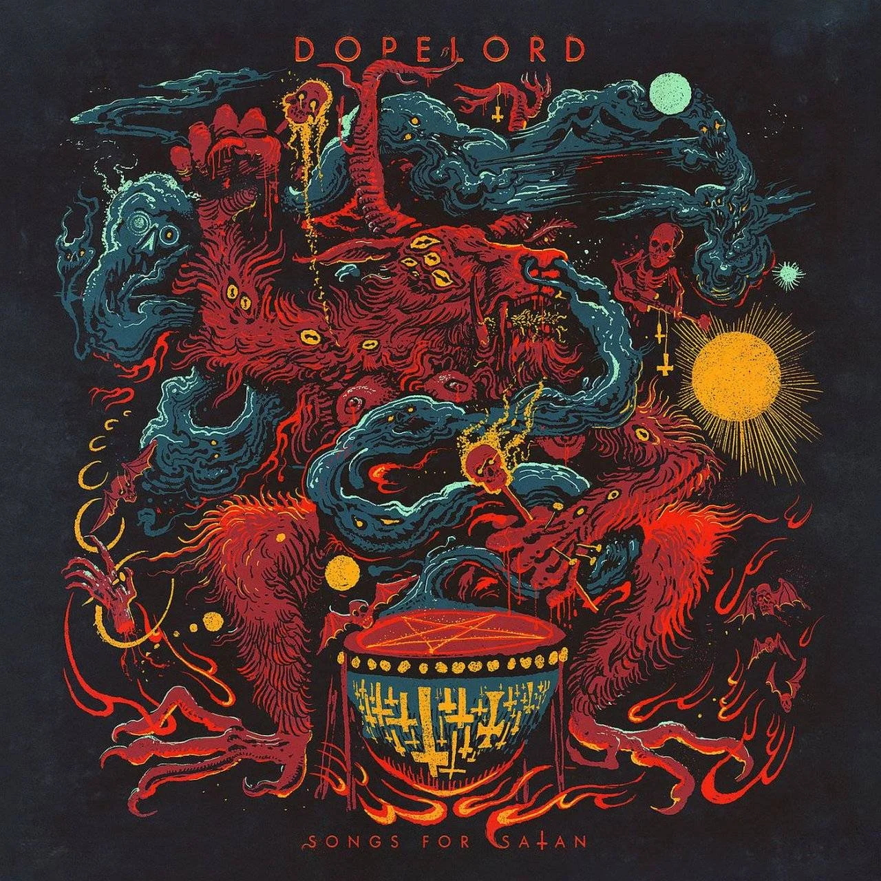 DOPELORD - [ 2023 ] - Songs For Satan - [ FLAC 16-Bit 44.1 kHz ] ** Doom/Stoner/Stoner Doom - Poland (Lublin, Lublin)
