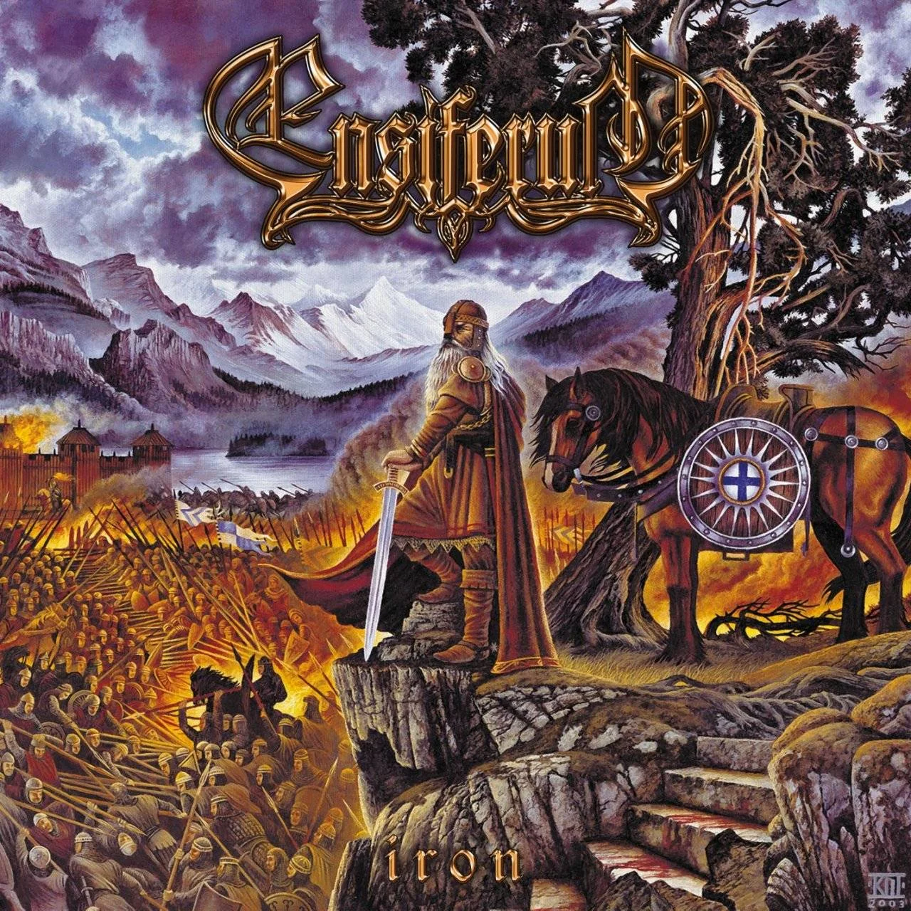 Ensiferum - [ 2004 ] - Iron - [ FLAC 16-Bit 44.1 kHz ] ** Epic Folk/Folk/Melodic Death/Epic Viking - Finland (Helsinki, Uusimaa)