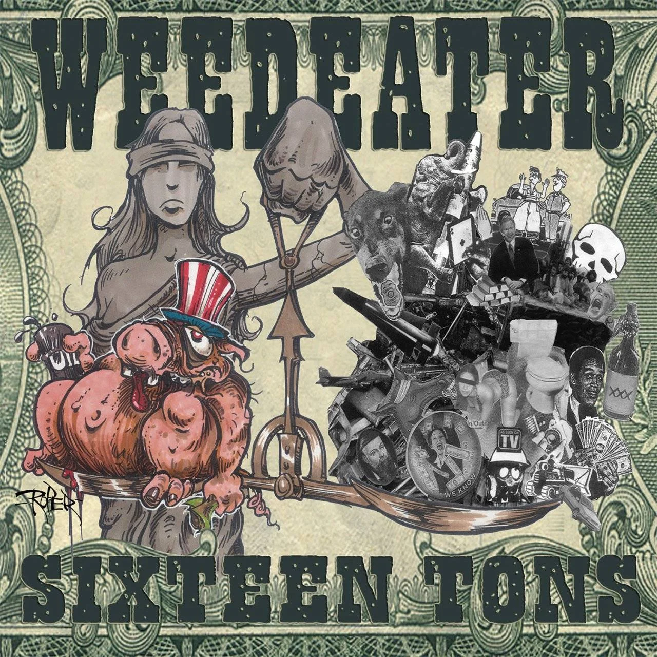 WEEDEATER - [ 2003 ] - Sixteen Tons + HD CD Scans & Artworks - [ FLAC 16-Bit 44.1 kHz ] ** Doom/Sludge/Stoner/Stoner Doom - USA