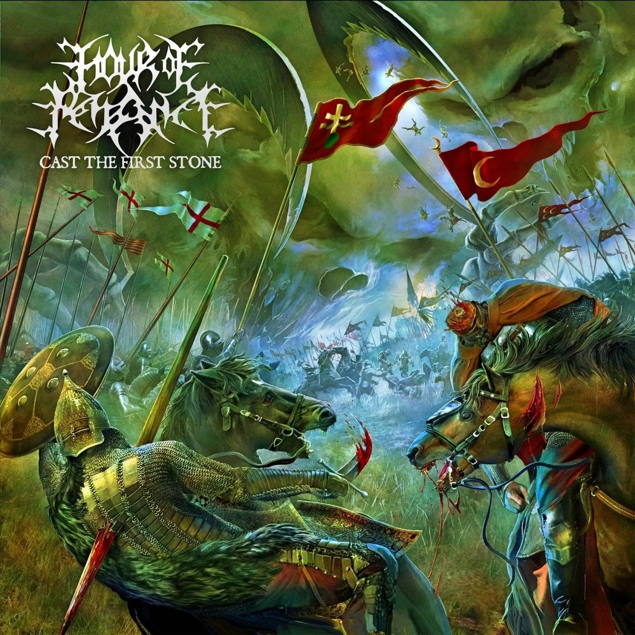 Hour Of Penance - [ 2017 ] - Cast The First Stone - [ FLAC 16-Bit 44.1 kHz ] ** Technical Brutal Death/Brutal Death - Italy (Rome, Lazio)