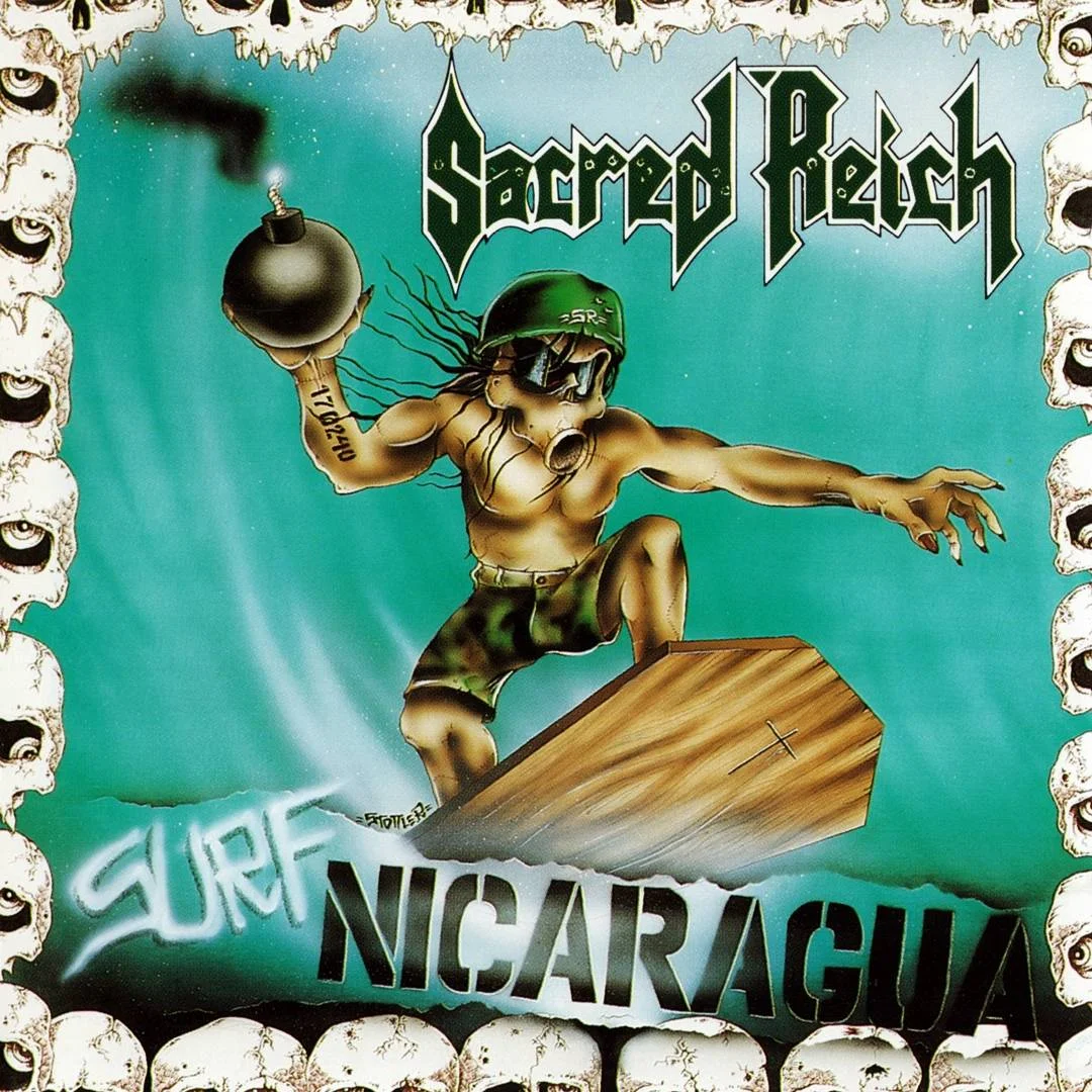 SACRED REICH - [ 1988 ] - SURF NICARAGUA (EP) - [ FLAC 16-Bit 44.1 kHz ] ** Thrash Metal - USA (Phoenix, Arizona)