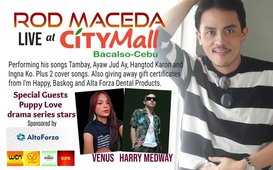 Rod Maceda Free Concert at City Mall Cebu City.webp