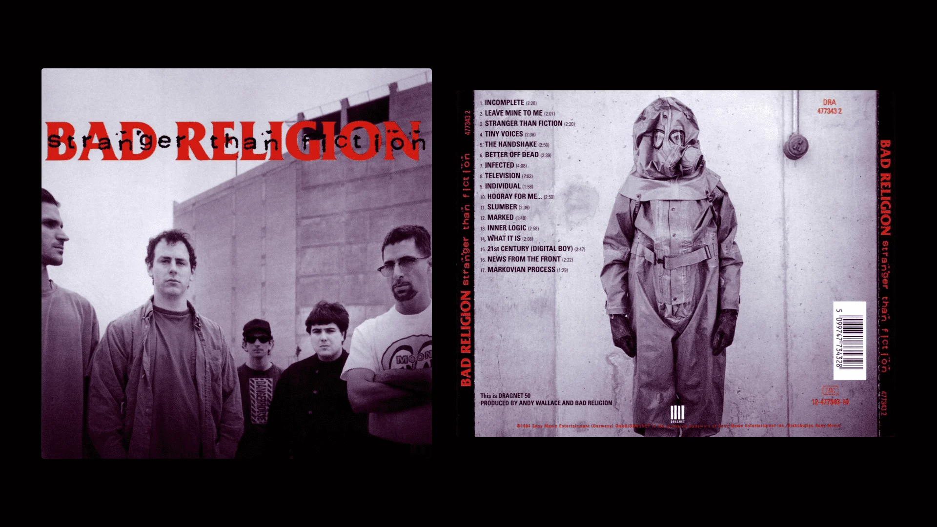BAD RELIGION - [ 1994 ] - Stranger Than Fiction (EU Rel.) - [ FLAC 16-Bit 44.1 kHz ] + HD CD SCs AWs ** Punk Rock/Skate Punk/Melo HC/HC Punk - U.S.A.