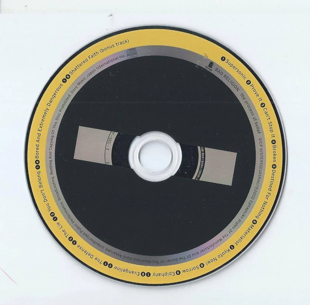 BAD RELIGION - [ 2002 ] - The Process Of Belief (Japanese Edition) - [ FLAC 16-Bit 44.1 kHz ] ** Punk Rock/Skate Punk/Melodic HC/HC Punk - U.S.A.