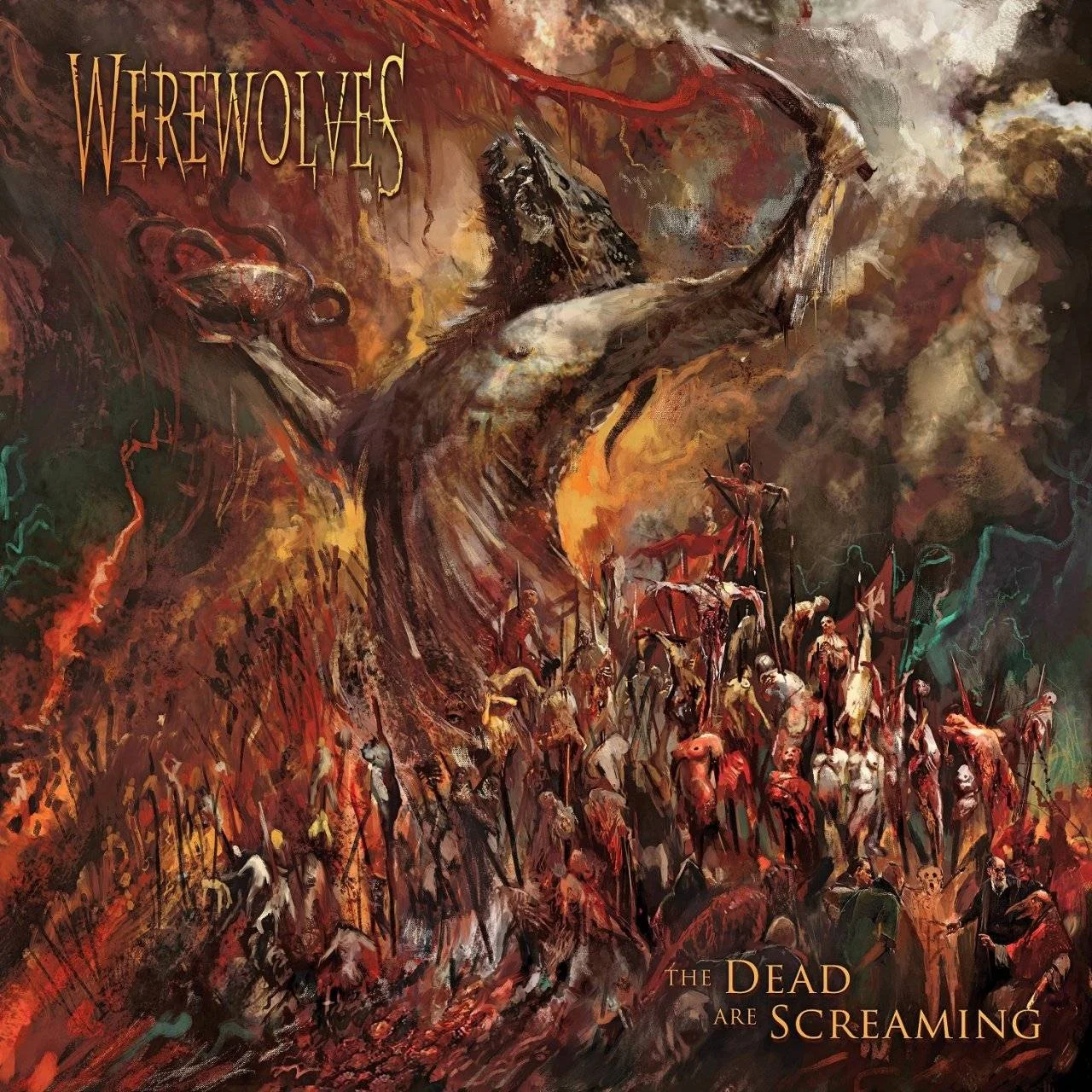 Werewolves - [ 2020 ] - The Dead Are Screaming - [ FLAC 16-Bit 44.1 kHz ] ** Technical Black/Death Metal - Australia (Melbourne, Victoria)
