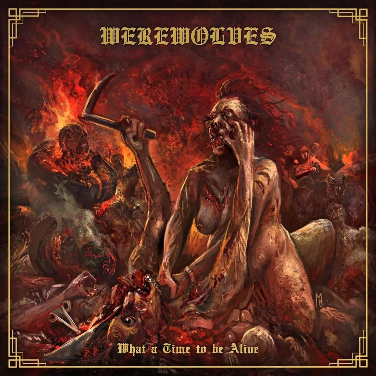 Werewolves - [ 2021 ] - What A Time To Be Alive - [ FLAC 16-Bit 44.1 kHz ] ** Technical Black/Death Metal - Australia (Melbourne, Victoria)