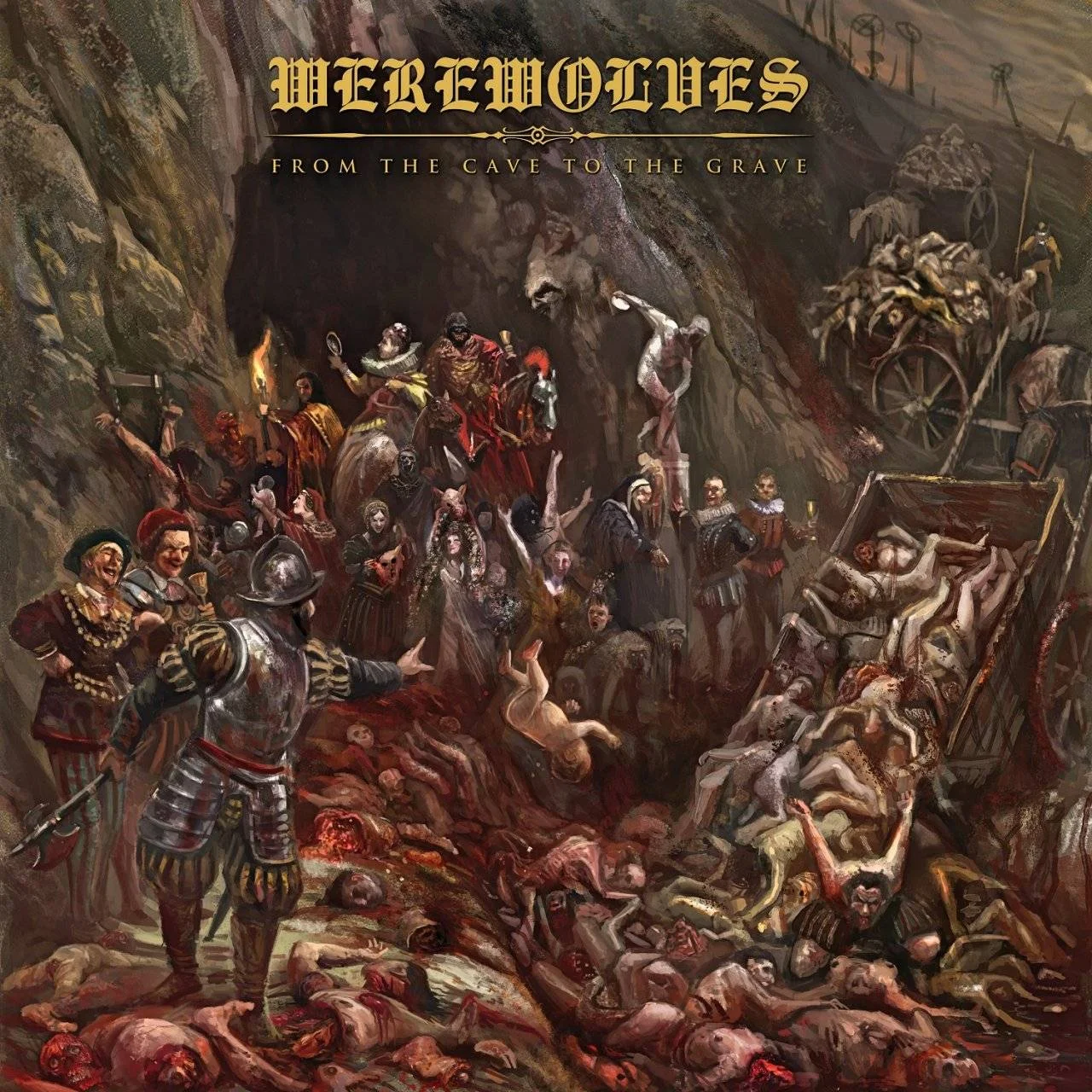 Werewolves - [ 2022 ] - From The Cave To The Grave - [ FLAC 16-Bit 44.1 kHz ] ** Technical Black/Death Metal - Australia (Melbourne, Victoria)