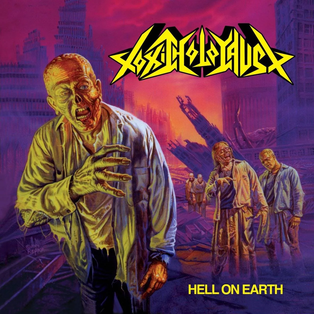 TOXIC HOLOCAUST - [ 2005 ] - Hell On Earth - [ FLAC 16-Bit 44.1 kHz ] ** Thrash/Speed/Blackened Thrash/Blackened Speed - U.S.A.
