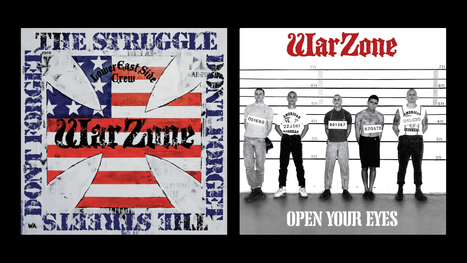WARZONE - [ 1994 ] - Don't Forget The Struggle, Don't Forget The Streets / Open Your Eyes - [ FLAC 16-Bit 44.1 kHz ]
