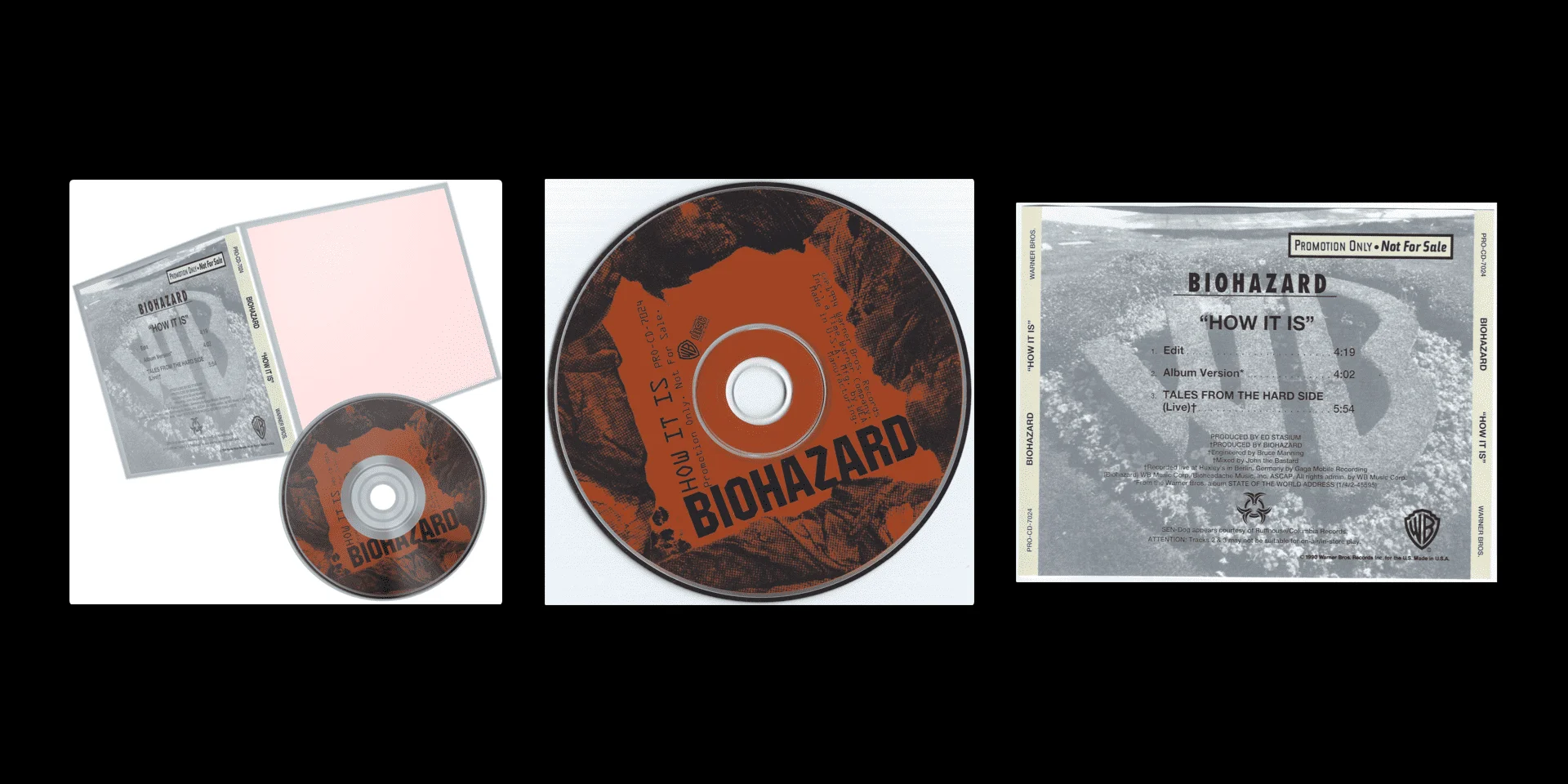 BIOHAZARD - [ 1994 ] - How It Is (Promo, Warner Bros. PRO-CD-7024)