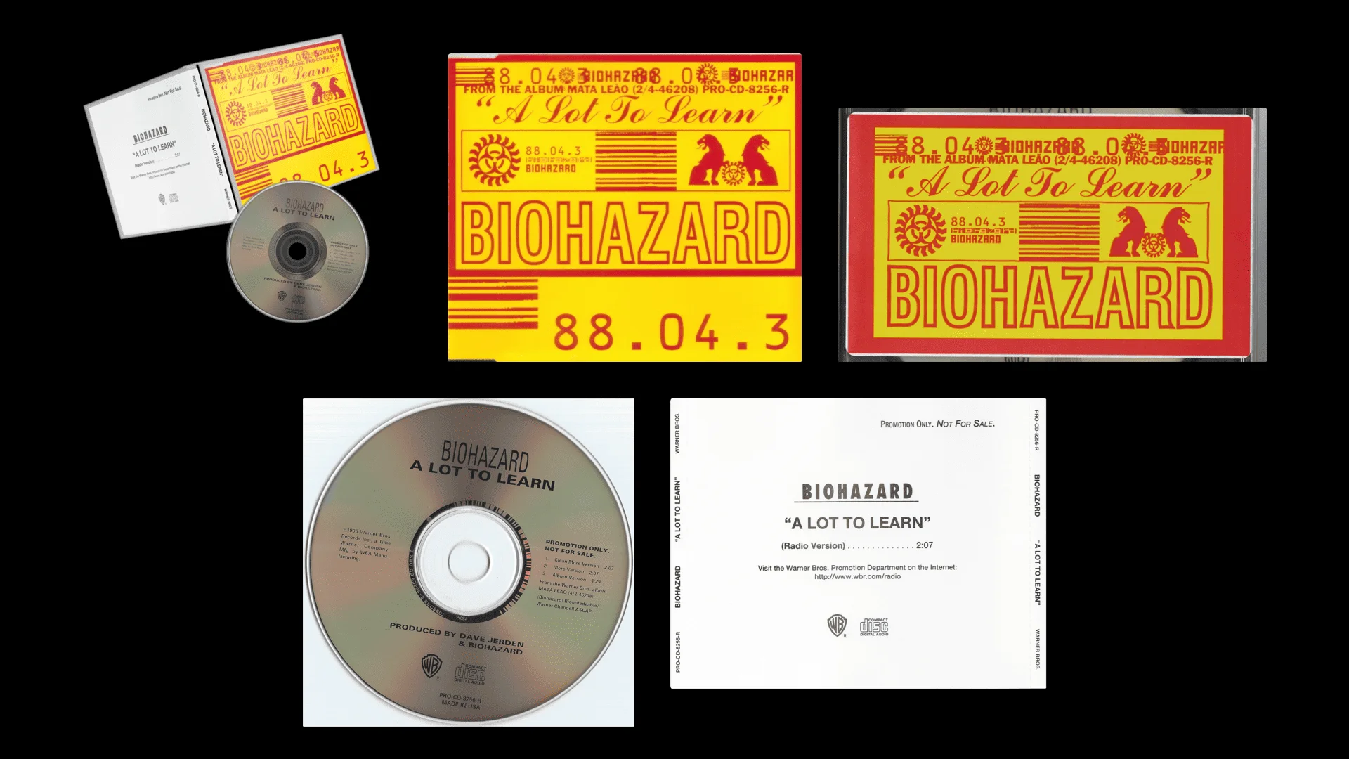 BIOHAZARD - [ 1996 ] - A Lot To Learn (Warner Bros. PRO-CD-8256-R)