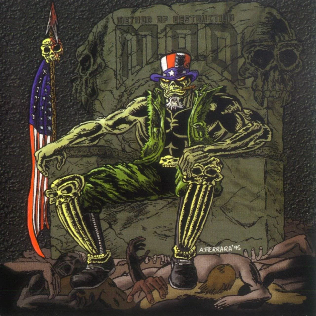 M.O.D. (Method Of Destruction) - [ 1996 ] - Dictated Aggression - [ FLAC 16-Bit 44.1 kHz ] ** Thrash/Crossover/Hardcore - U.S.A. (N.Y. / TX)