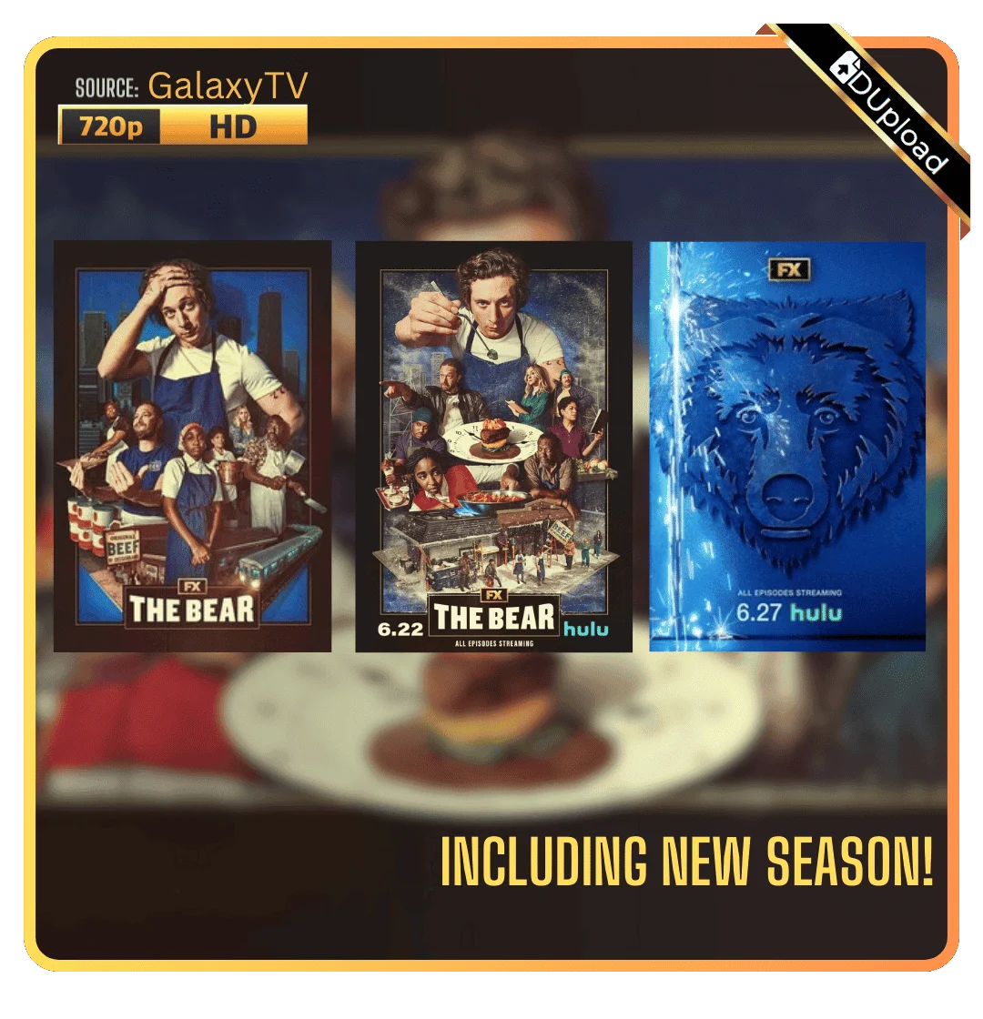 The Bear Season 1-3 COMPLETE | WEBRip | 720p | GalaxyTV