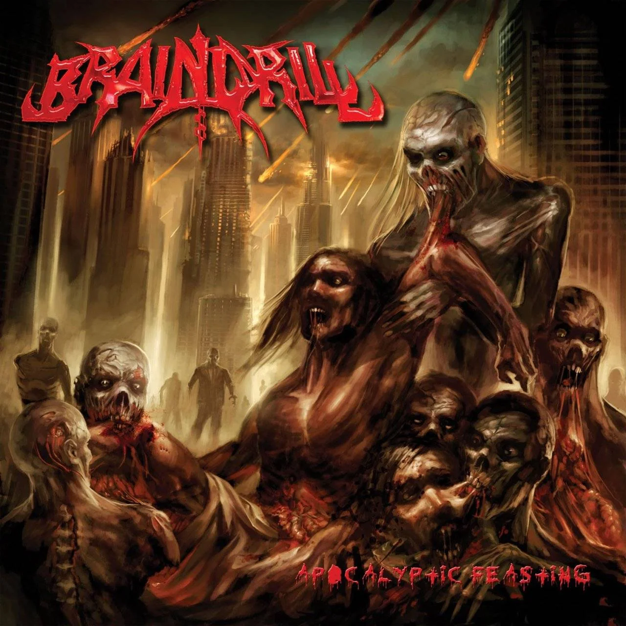 Brain Drill - [ 2008 ] - Apocalyptic Feasting - [ FLAC 16-Bit 44.1 kHz ] ** Technical Death Metal - U.S.A. (Santa Cruz, California)
