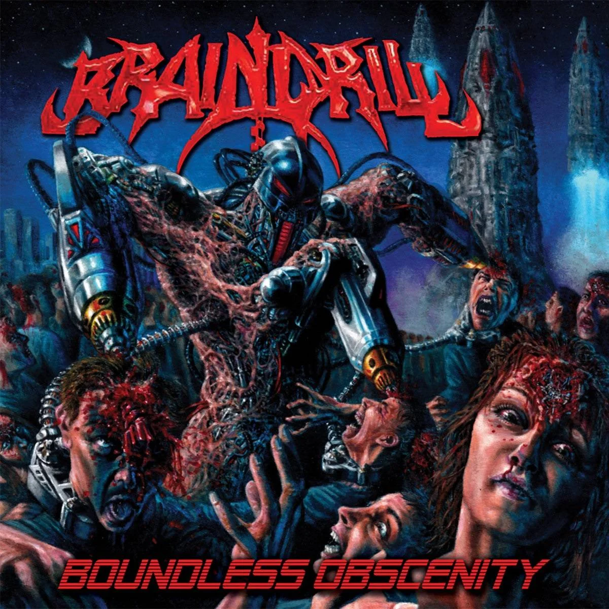 Brain Drill - [ 2016 ] - Boundless Obscenity - [ FLAC 16-Bit 44.1 kHz ] ** Technical Death Metal - U.S.A. (Santa Cruz, California)