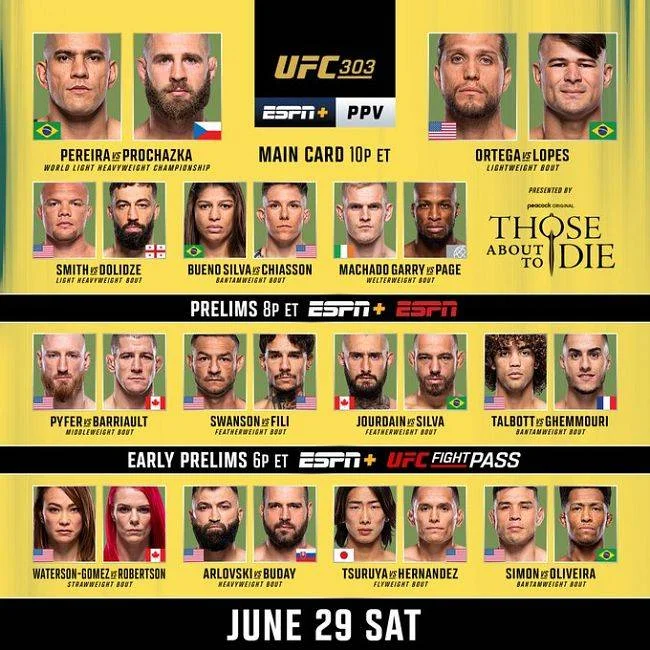 UFC 303 PEREIRA VS PROCHAZKA