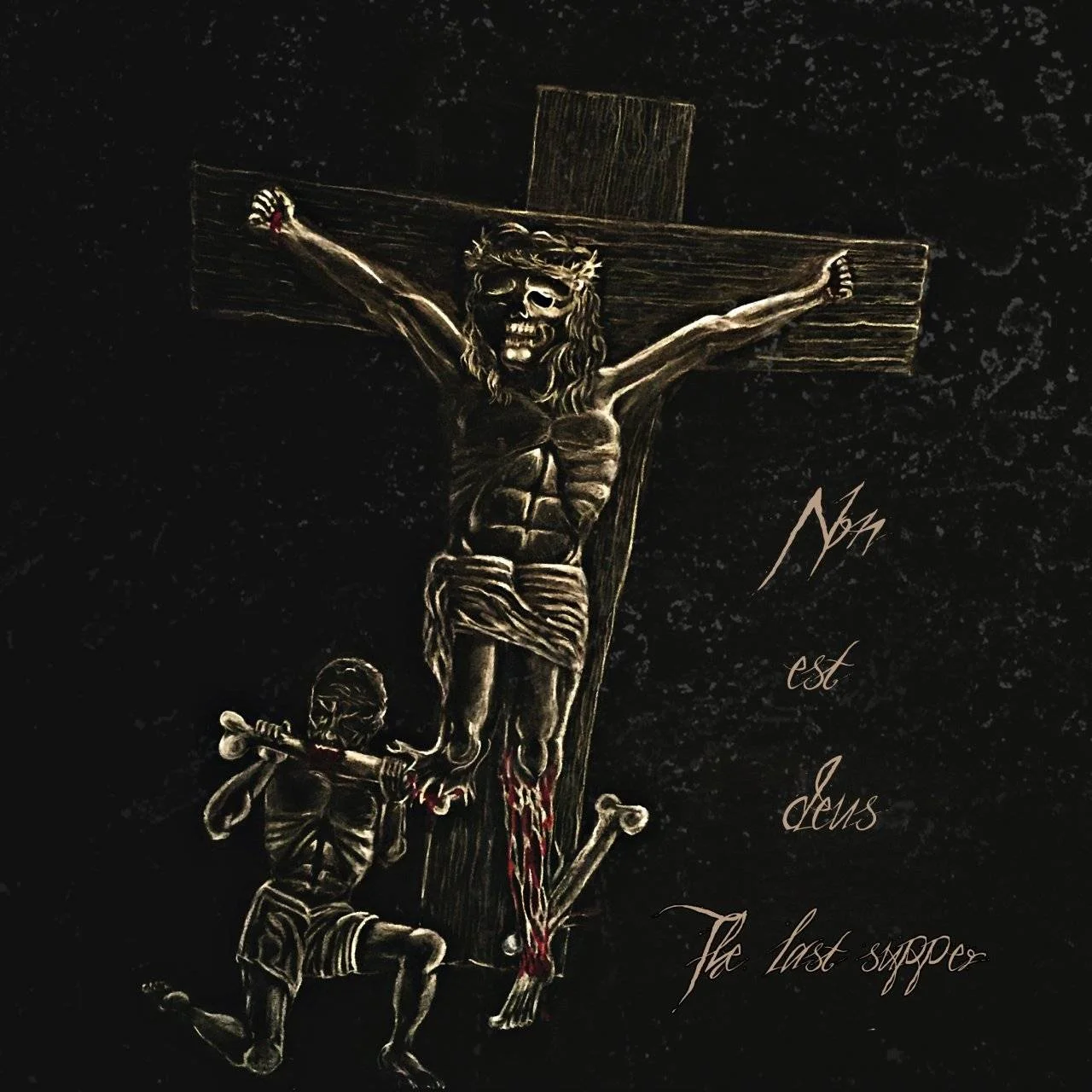 (Requested - 1/4) - Non Est Deus - [ 2018 ] - The Last Supper - [ FLAC 16-Bit 44.1 kHz ] ** Black/Melodic Black - Germany (Bamberg, Bavaria)