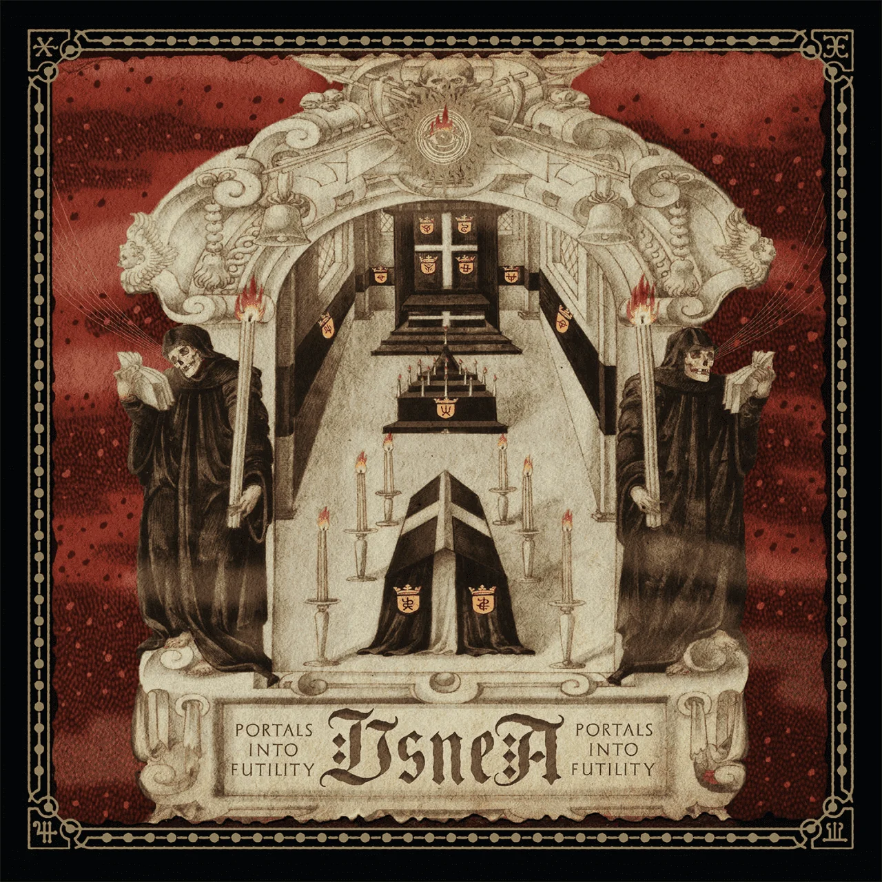 USNEA - [ 2017 ] - Portals Into Futility - [ FLAC 16-Bit 44.1 kHz ] ** Blackened Funeral Doom - U.S.A. (Portland, Oregon)